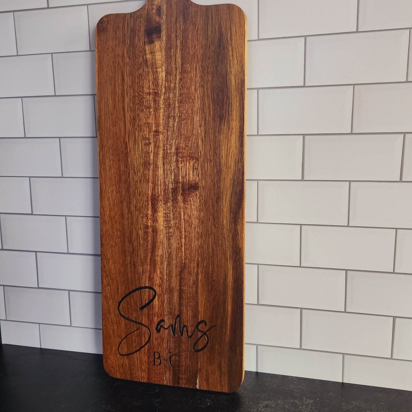 Charcuterie Board Personalized Gift, Farmhouse Cutting Board, Cheese board, Acacia Wood Decor, Housewarming Gift, Wedding Gift Serving Board