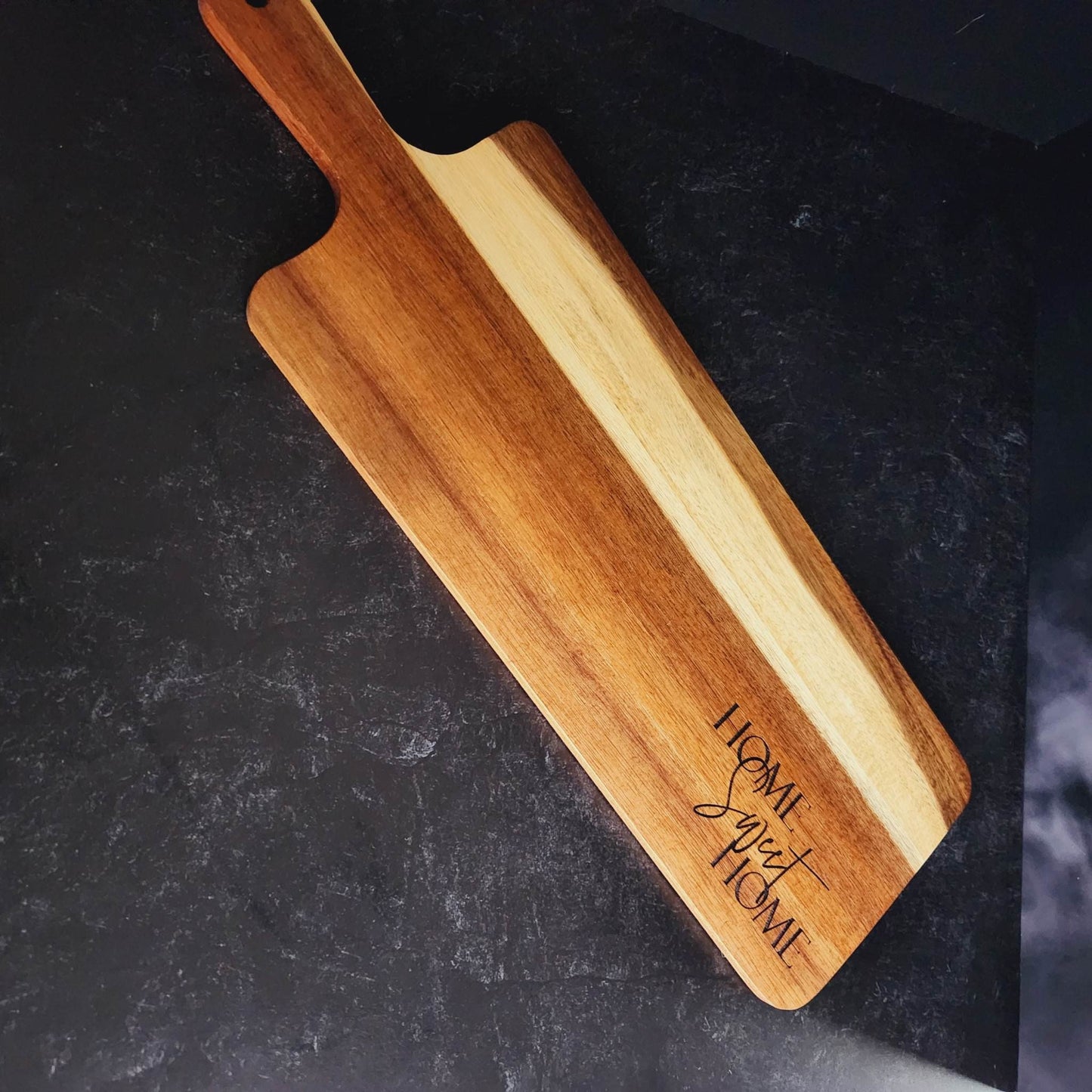 Charcuterie Board Personalized Gift, Farmhouse Cutting Board, Cheese board, Acacia Wood Decor, Housewarming Gift, Wedding Gift Serving Board