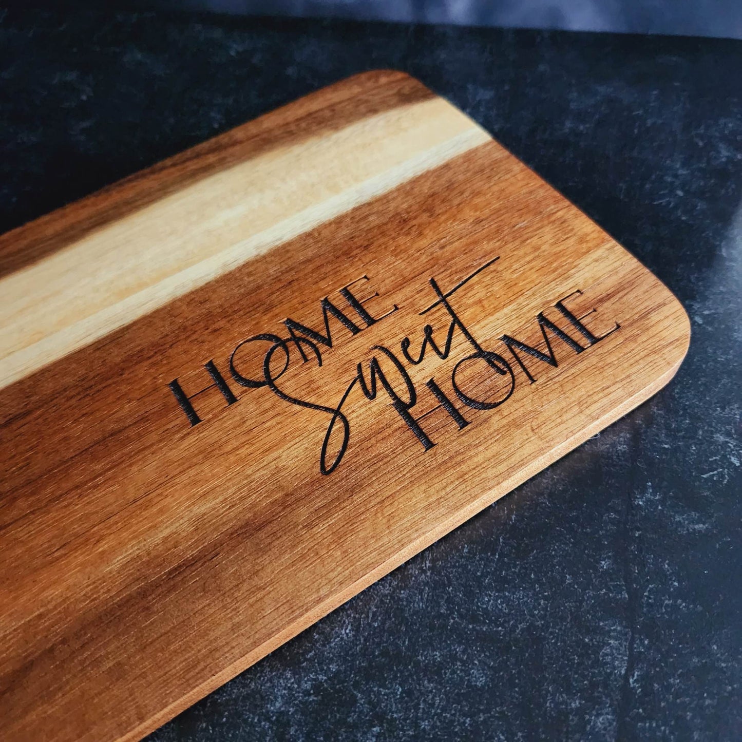 Charcuterie Board Personalized Gift, Farmhouse Cutting Board, Cheese board, Acacia Wood Decor, Housewarming Gift, Wedding Gift Serving Board