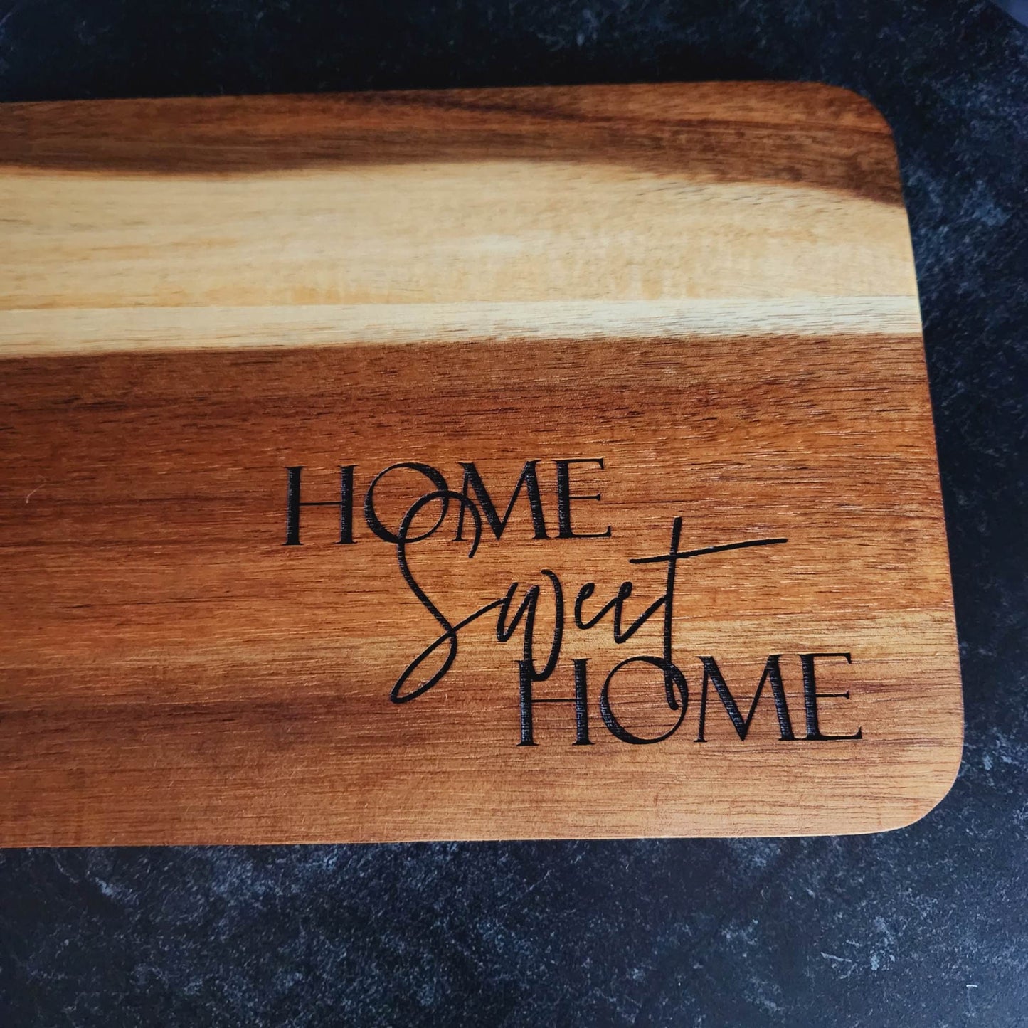 Charcuterie Board Personalized Gift, Farmhouse Cutting Board, Cheese board, Acacia Wood Decor, Housewarming Gift, Wedding Gift Serving Board