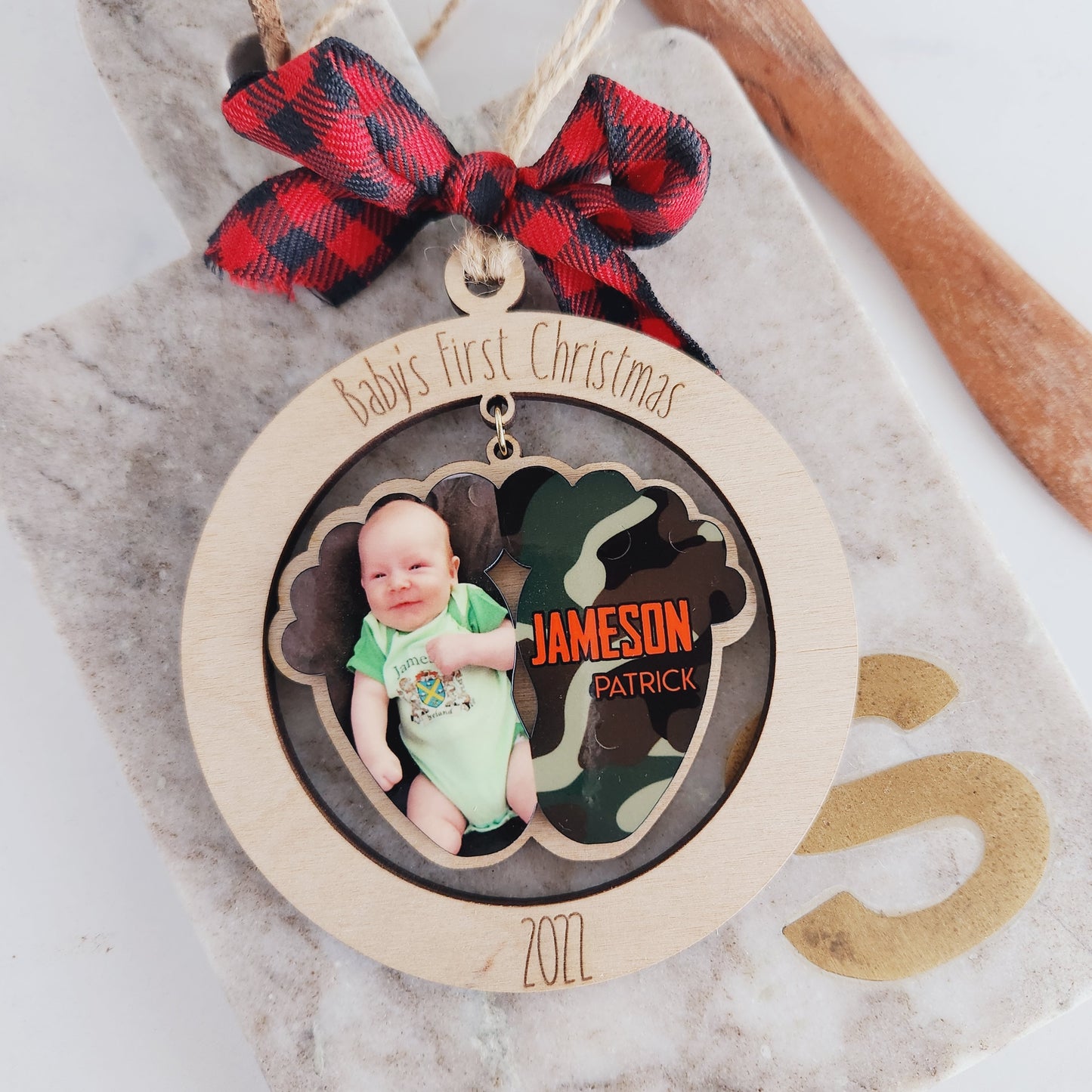 Customized Baby's First Xmas Ornament- 2022
