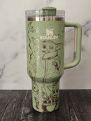 Grogu Baby Yoda Laser Engraved Tumbler