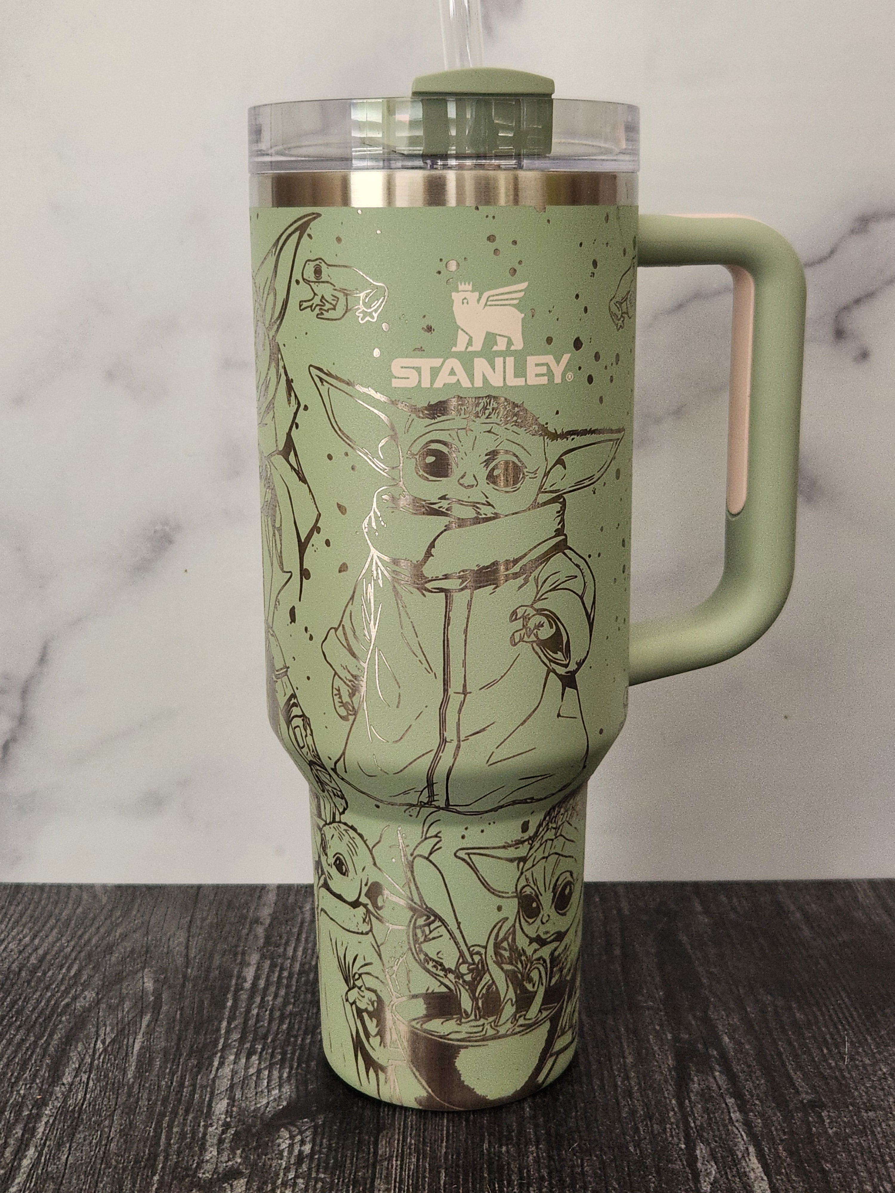Grogu Baby Yoda Laser Engraved Tumbler