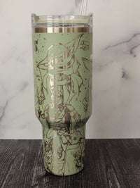 Grogu Baby Yoda Laser Engraved Tumbler